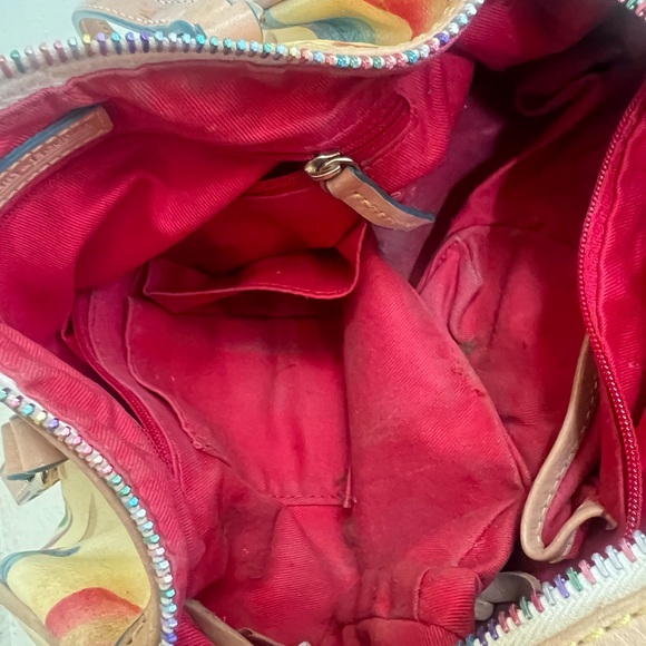 VNTG‎ Dooney Bourke Ice Cream Bars Popsicle Signature Barrel Satchel Bag Purse - Picture 14 of 16